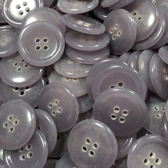 NWOT lot of grey 4 hole buttons for crafts or sewing - Picture 6 of 12